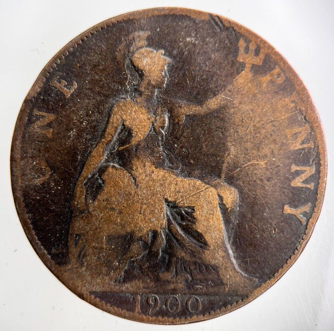 1900 Victoria One Penny Coin | Collectable Grade