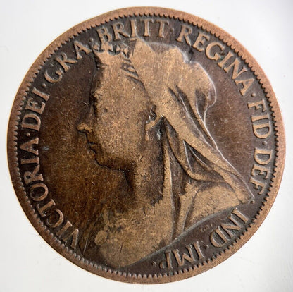 1900 Victoria One Penny Coin | Collectable Grade