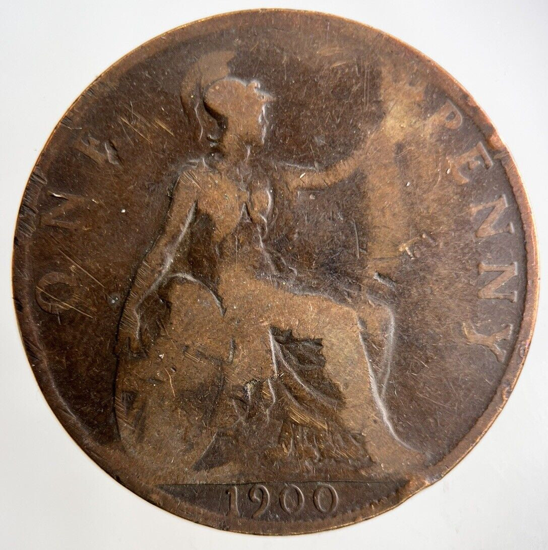 1900 Victoria One Penny Coin | Collectable Grade