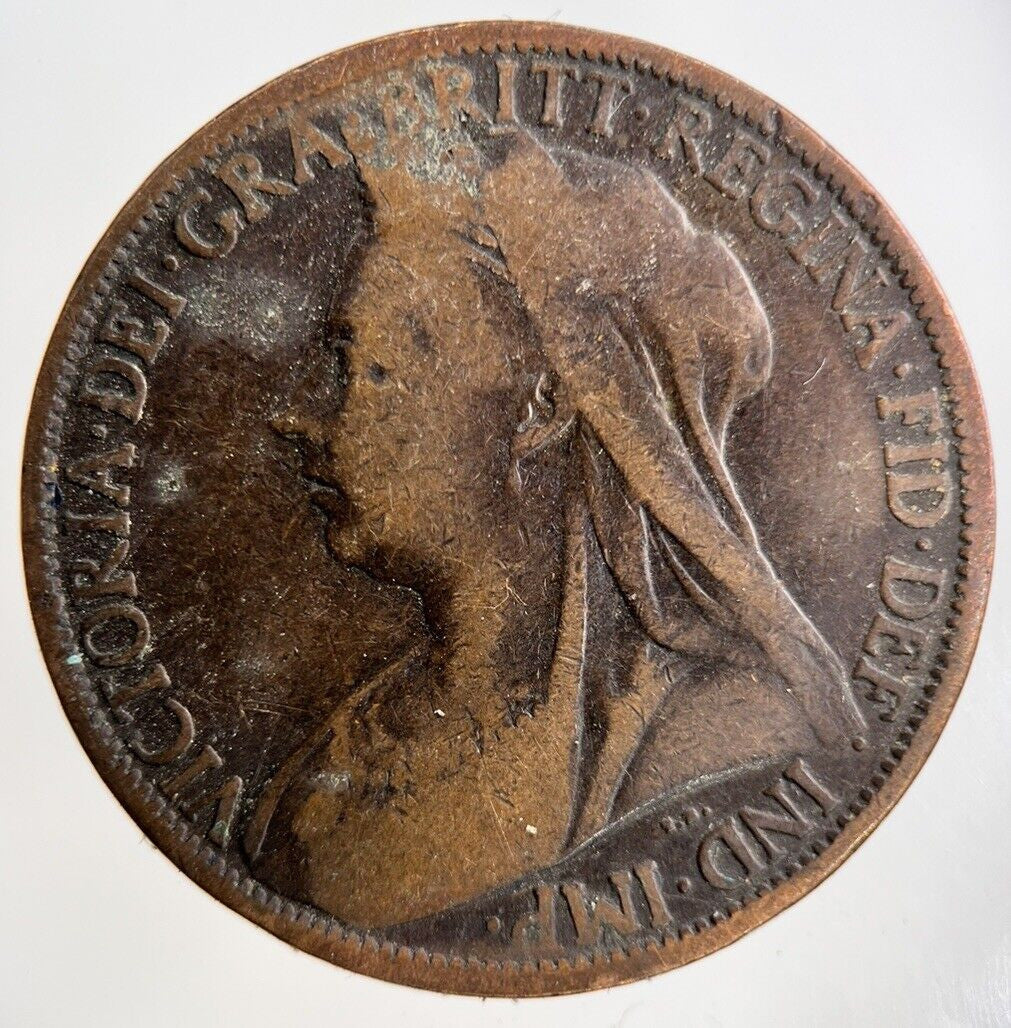 1900 Victoria One Penny Coin | Collectable Grade