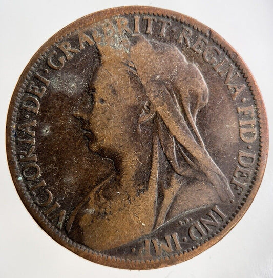 1900 Victoria One Penny Coin | Collectable Grade