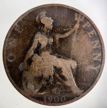 1900 Victoria One Penny Coin | Collectable Grade
