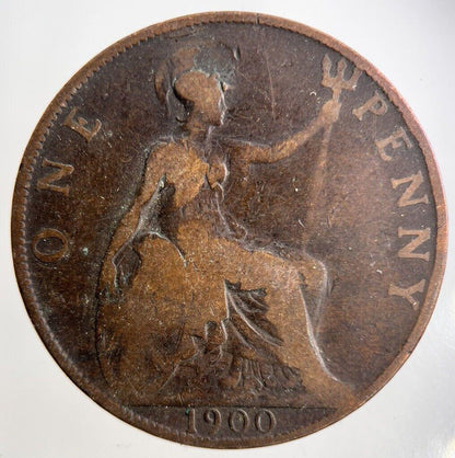 1900 Victoria One Penny Coin | Collectable Grade