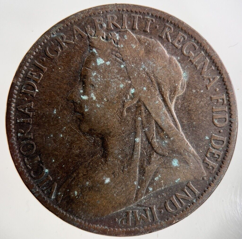 1900 Victoria One Penny Coin | Collectable Grade
