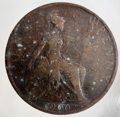 1900 Victoria One Penny Coin | Collectable Grade