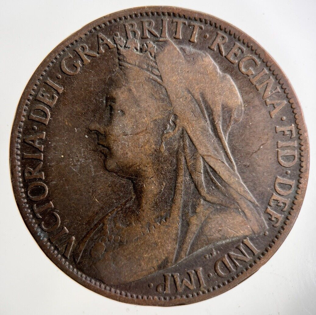 1900 Victoria One Penny Coin | Collectable Grade