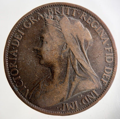 1900 Victoria One Penny Coin | Collectable Grade