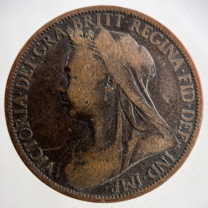 1900 Victoria One Penny Coin | Collectable Grade