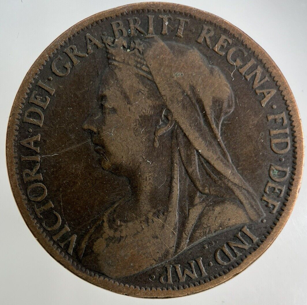 1900 Victoria One Penny Coin | Collectable Grade