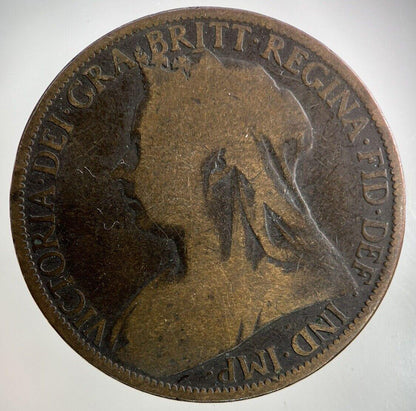 1900 Victoria One Penny Coin | Collectable Grade