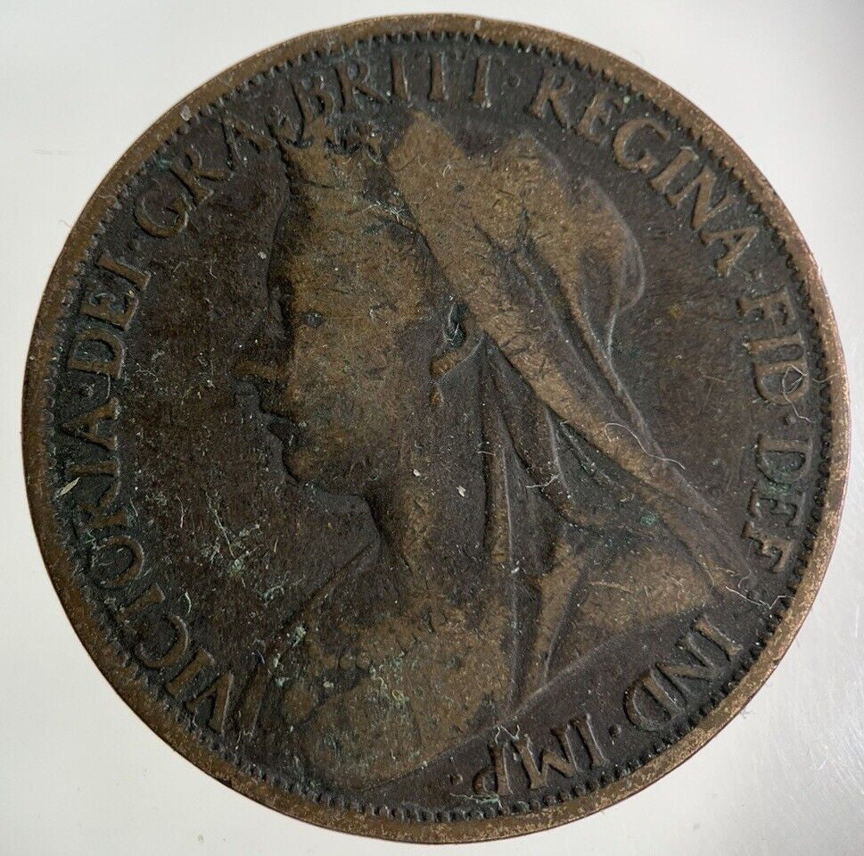 1900 Victoria One Penny Coin | Collectable Grade