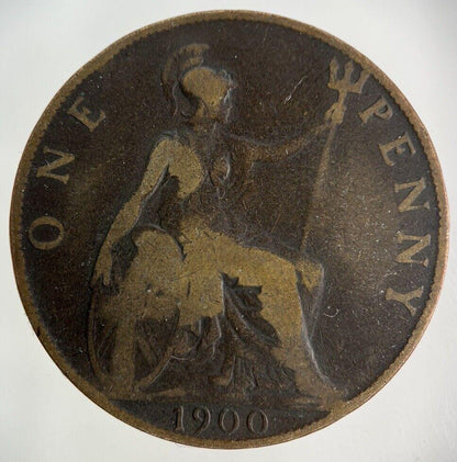 1900 Victoria One Penny Coin | Collectable Grade