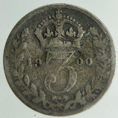1900 Victoria Threepence Silver Coin | Collectable Grade