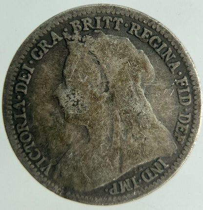 1900 Victoria Threepence Silver Coin | Collectable Grade