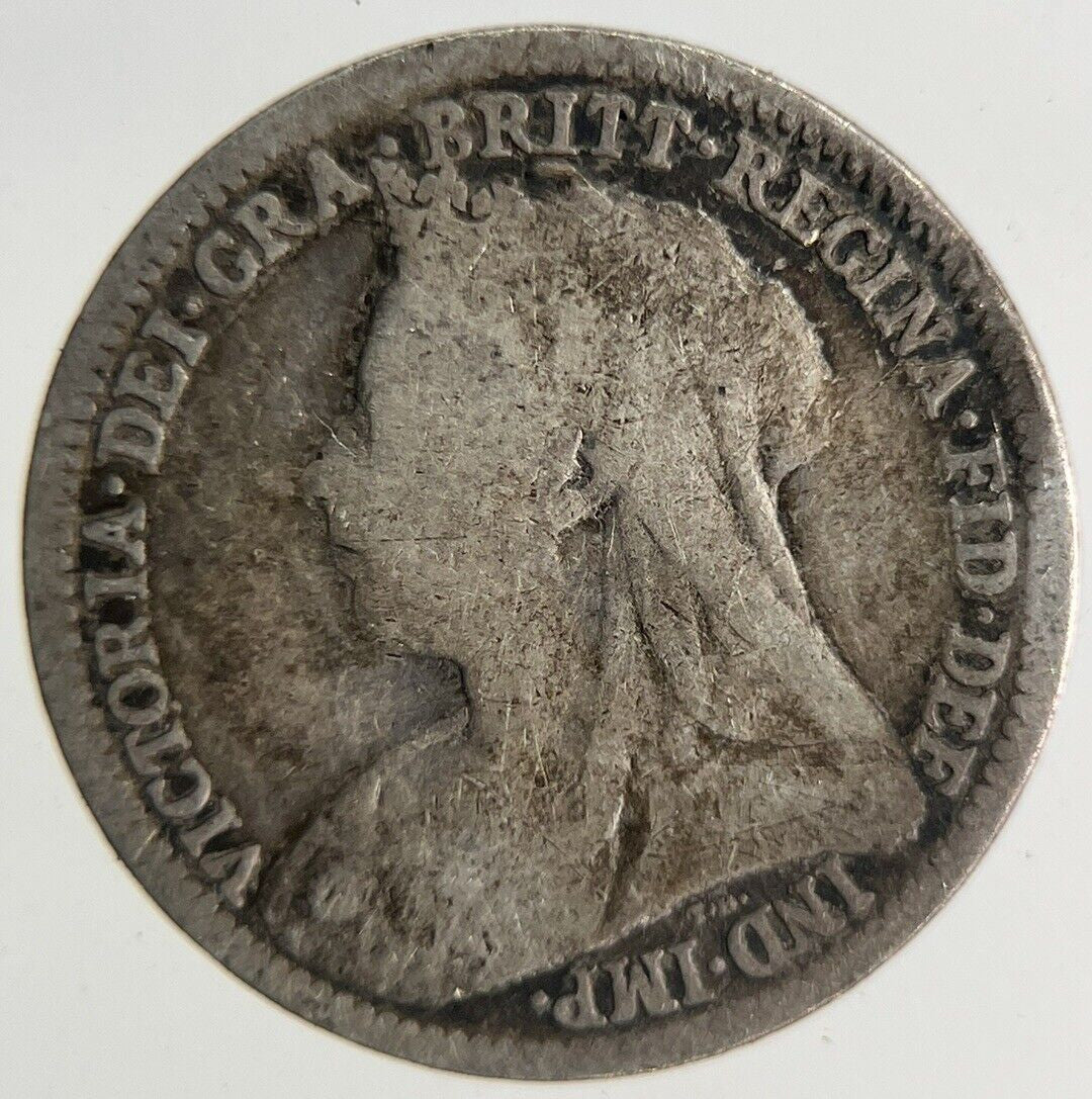 1900 Victoria Threepence Silver Coin | Collectable Grade
