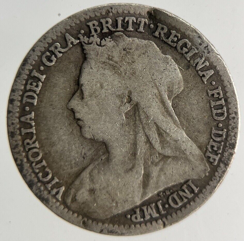 1900 Victoria Threepence Silver Coin | Collectable Grade