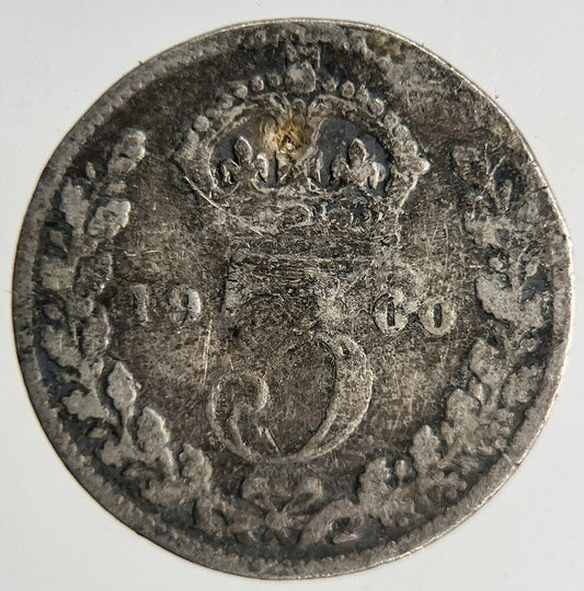 1900 Victoria Threepence Silver Coin | Collectable Grade