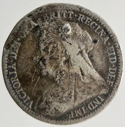 1900 Victoria Threepence Silver Coin | Collectable Grade