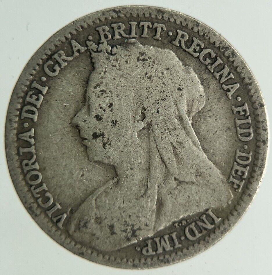 1900 Victoria Threepence Silver Coin | Collectable Grade