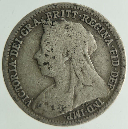1900 Victoria Threepence Silver Coin | Collectable Grade