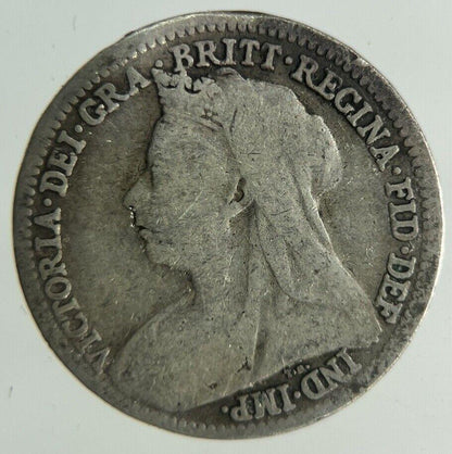 1900 Victoria Threepence Silver Coin | Collectable Grade