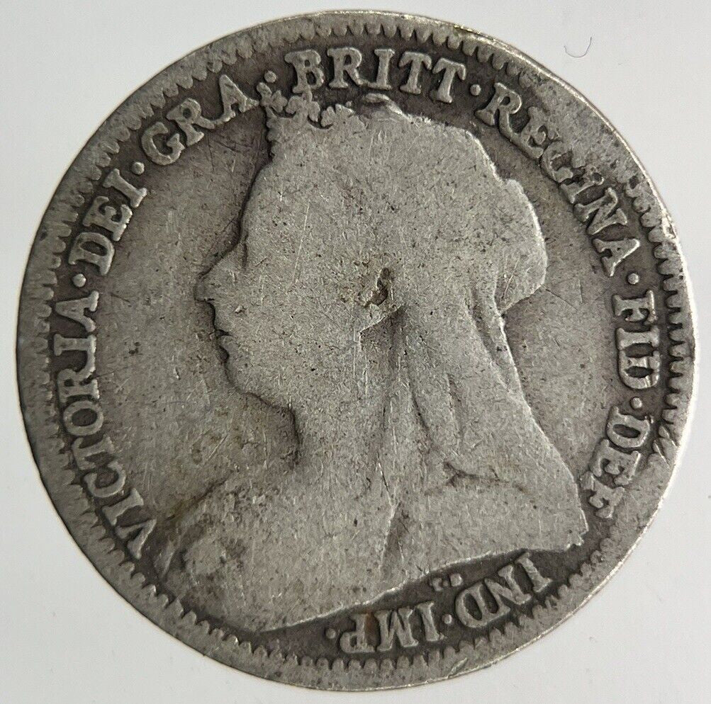 1900 Victoria Threepence Silver Coin | Collectable Grade