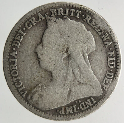 1900 Victoria Threepence Silver Coin | Collectable Grade