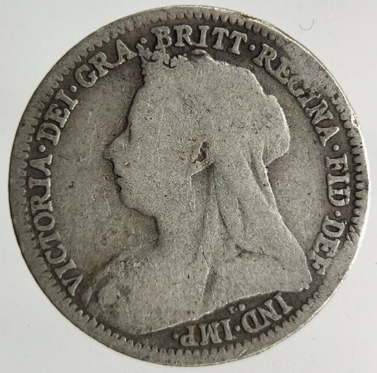 1900 Victoria Threepence Silver Coin | Collectable Grade