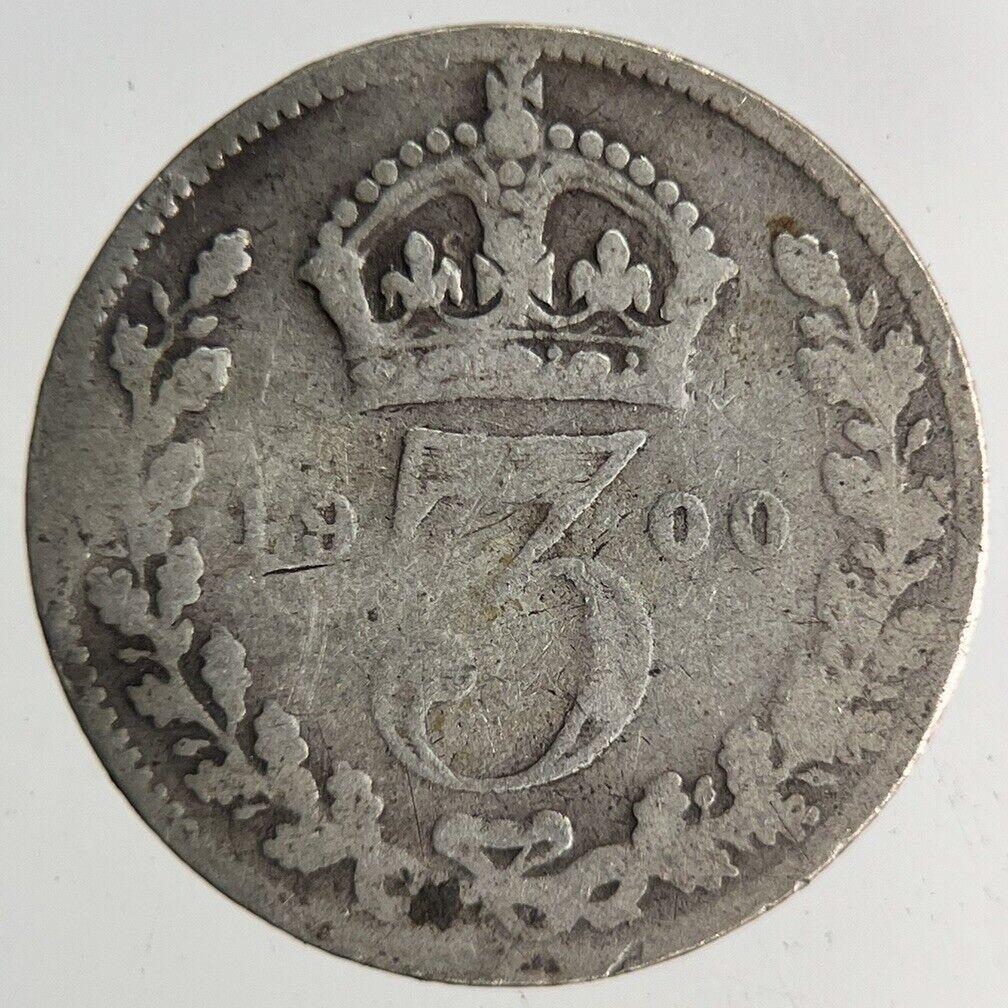 1900 Victoria Threepence Silver Coin | Collectable Grade