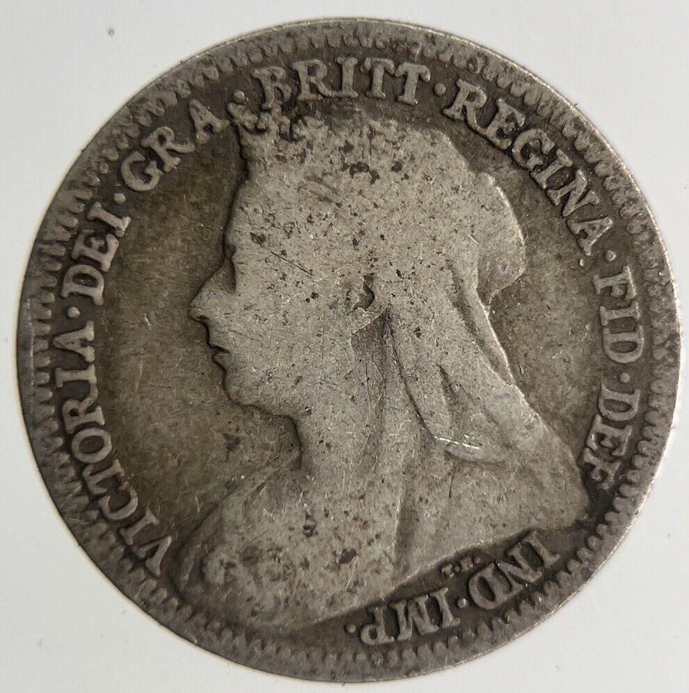 1900 Victoria Threepence Silver Coin | Collectable Grade
