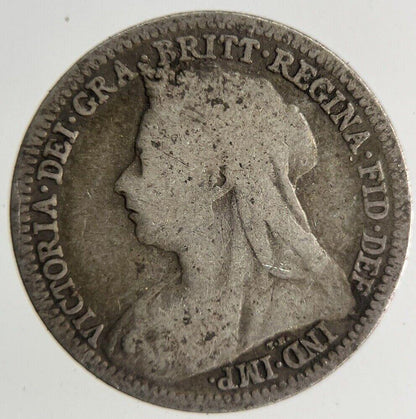 1900 Victoria Threepence Silver Coin | Collectable Grade