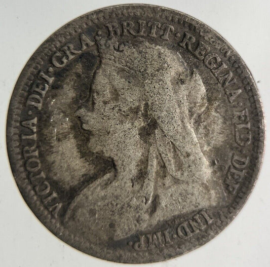 1900 Victoria Threepence Silver Coin | Collectable Grade