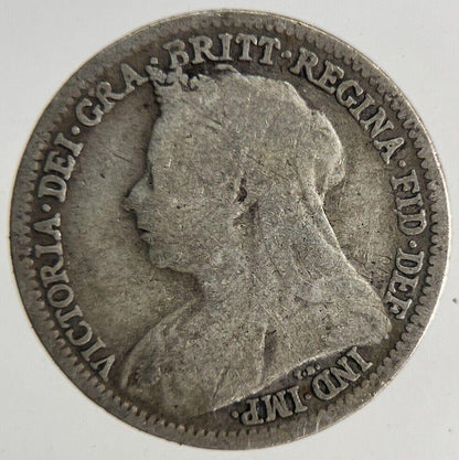 1900 Victoria Threepence Silver Coin | Collectable Grade