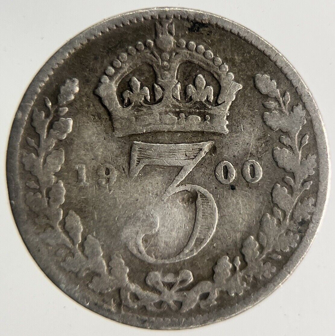1900 Victoria Threepence Silver Coin | Collectable Grade