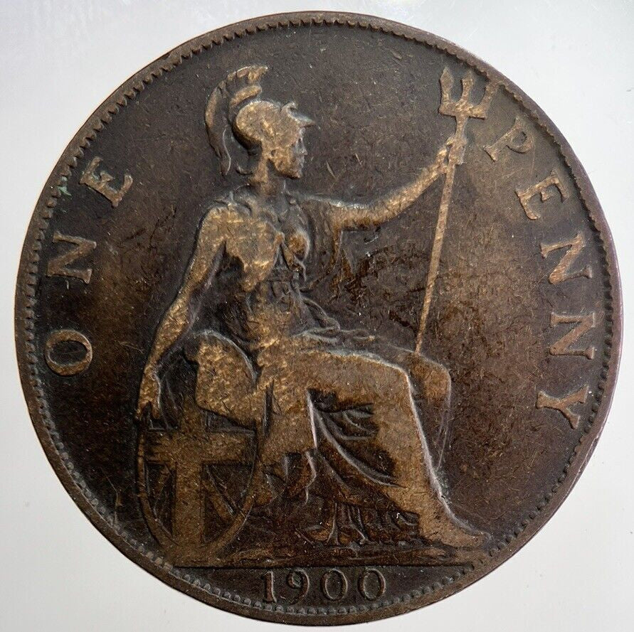 1900 Victoria One Penny Coin | Collectable Grade | a5659