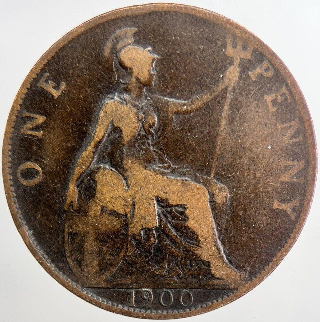 1900 Victoria One Penny Coin | Collectable Grade | a5656