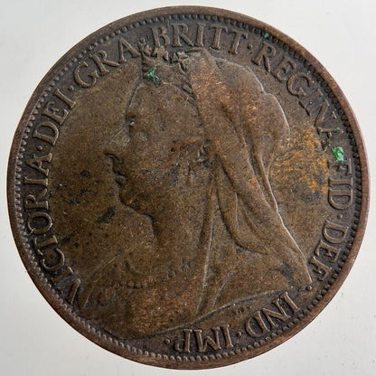 1900 Victoria Penny Coin | Fine Collectable Grade | a5935