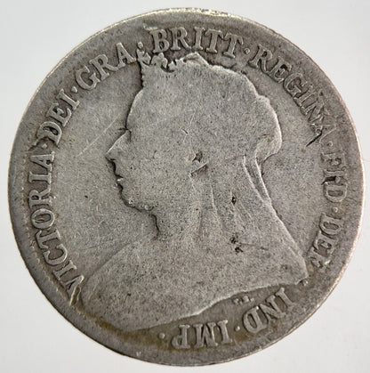 1900 Victoria Silver Shilling Coin | Collectable Grade