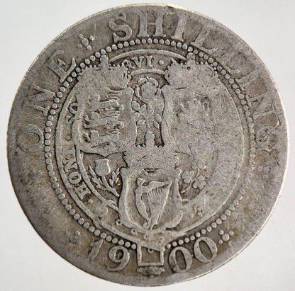 1900 Victoria Silver Shilling Coin | Collectable Grade