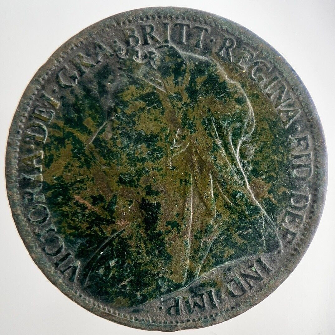 1900 Victoria One Penny Coin | Collectable Grade | a8638