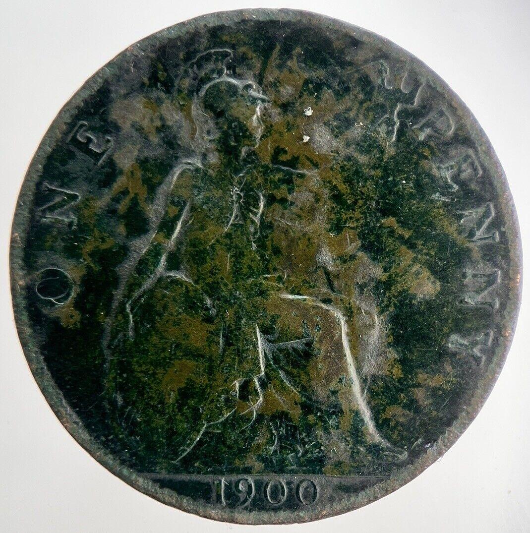 1900 Victoria One Penny Coin | Collectable Grade | a8638