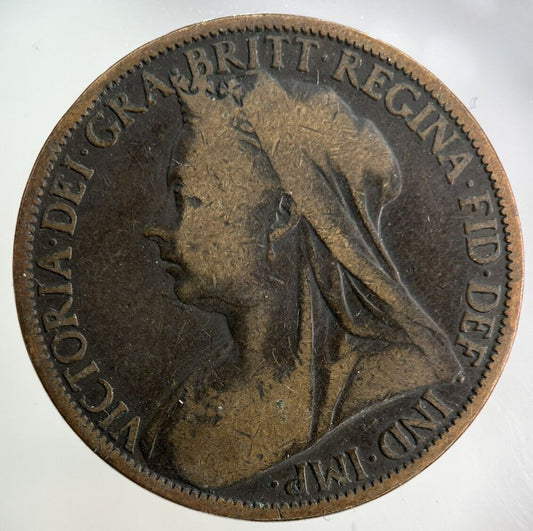1900 Victoria One Penny Coin | Collectable Grade