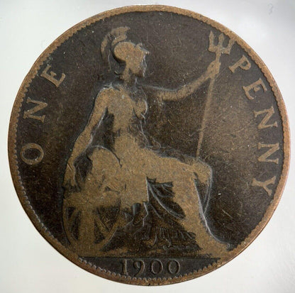 1900 Victoria One Penny Coin | Collectable Grade