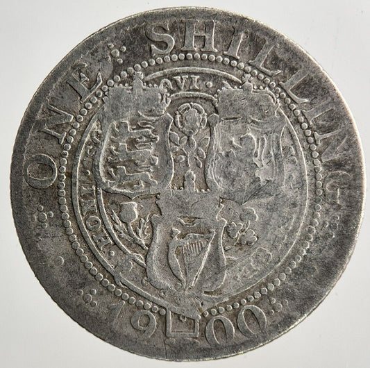 1900 Victoria Shilling Silver Coin | Collectable Grade