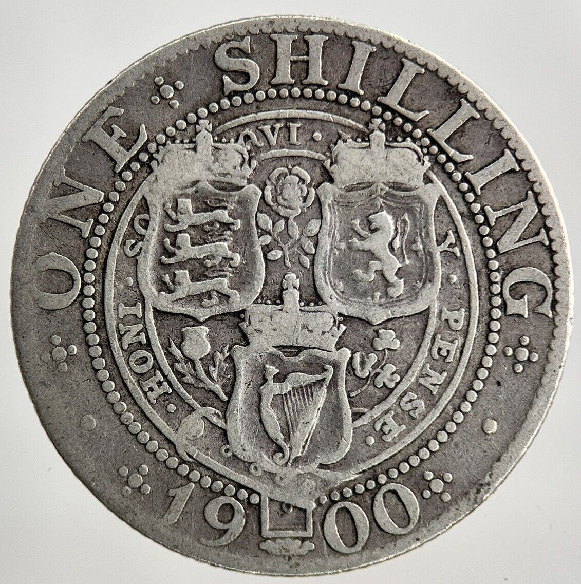 1900 Victoria Shilling Silver Coin | Collectable Grade