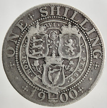 1900 Victoria Shilling Silver Coin | Collectable Grade