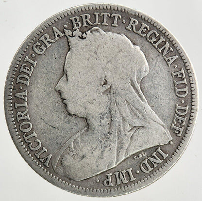 1900 Victoria Shilling Silver Coin | Collectable Grade