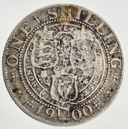 1900 Victoria Shilling Silver Coin | Fine Collectable Grade
