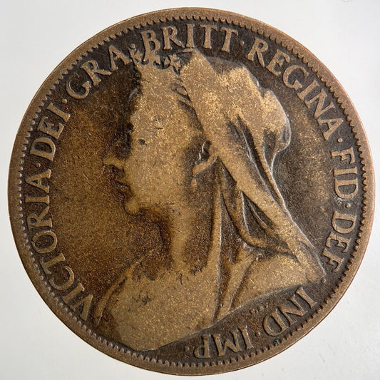 1900 Victoria One Penny Coin | Collectable Grade