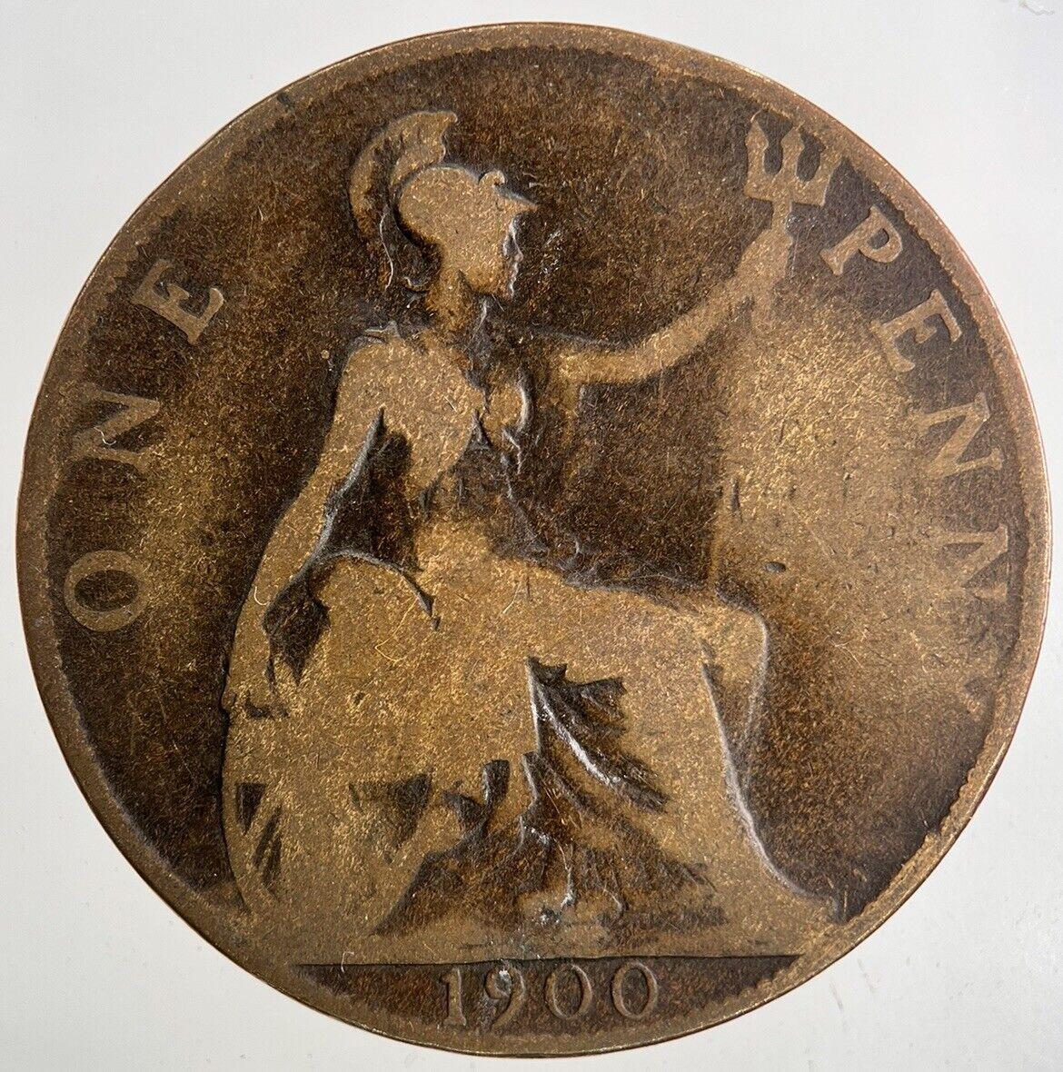 1900 Victoria One Penny Coin | Collectable Grade